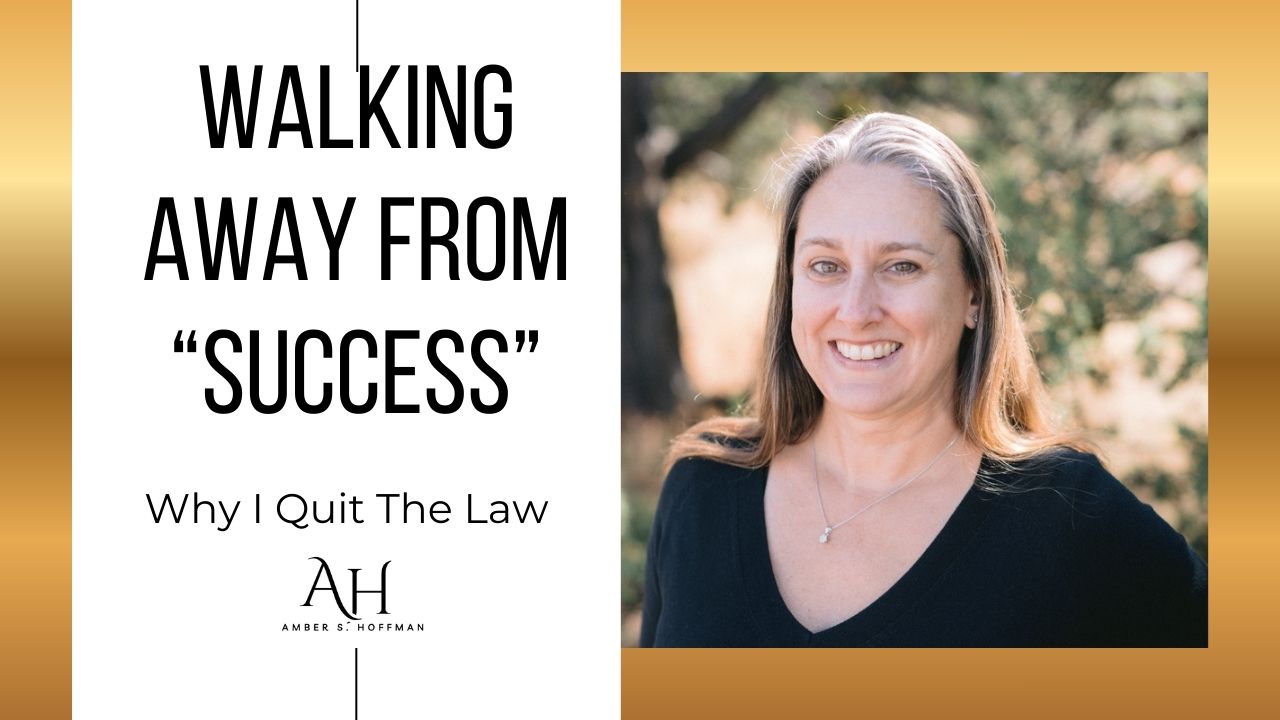 Why I quit the law