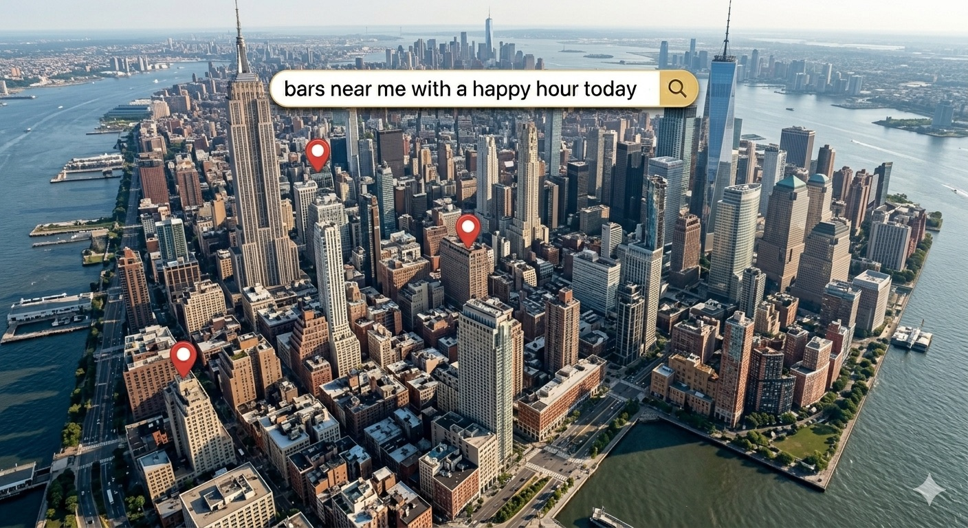 AI search engines identify and pin local businesses based on consistent data